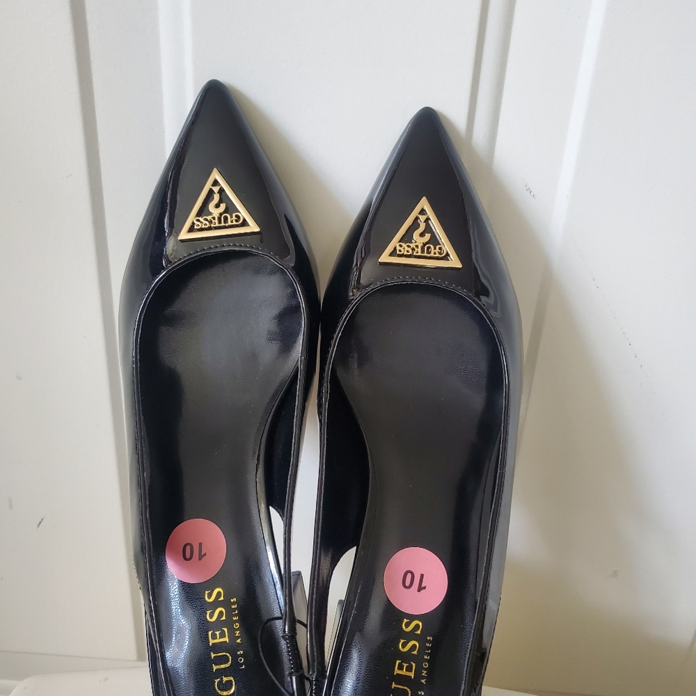 New Guess Block Heel Shoes Size 10